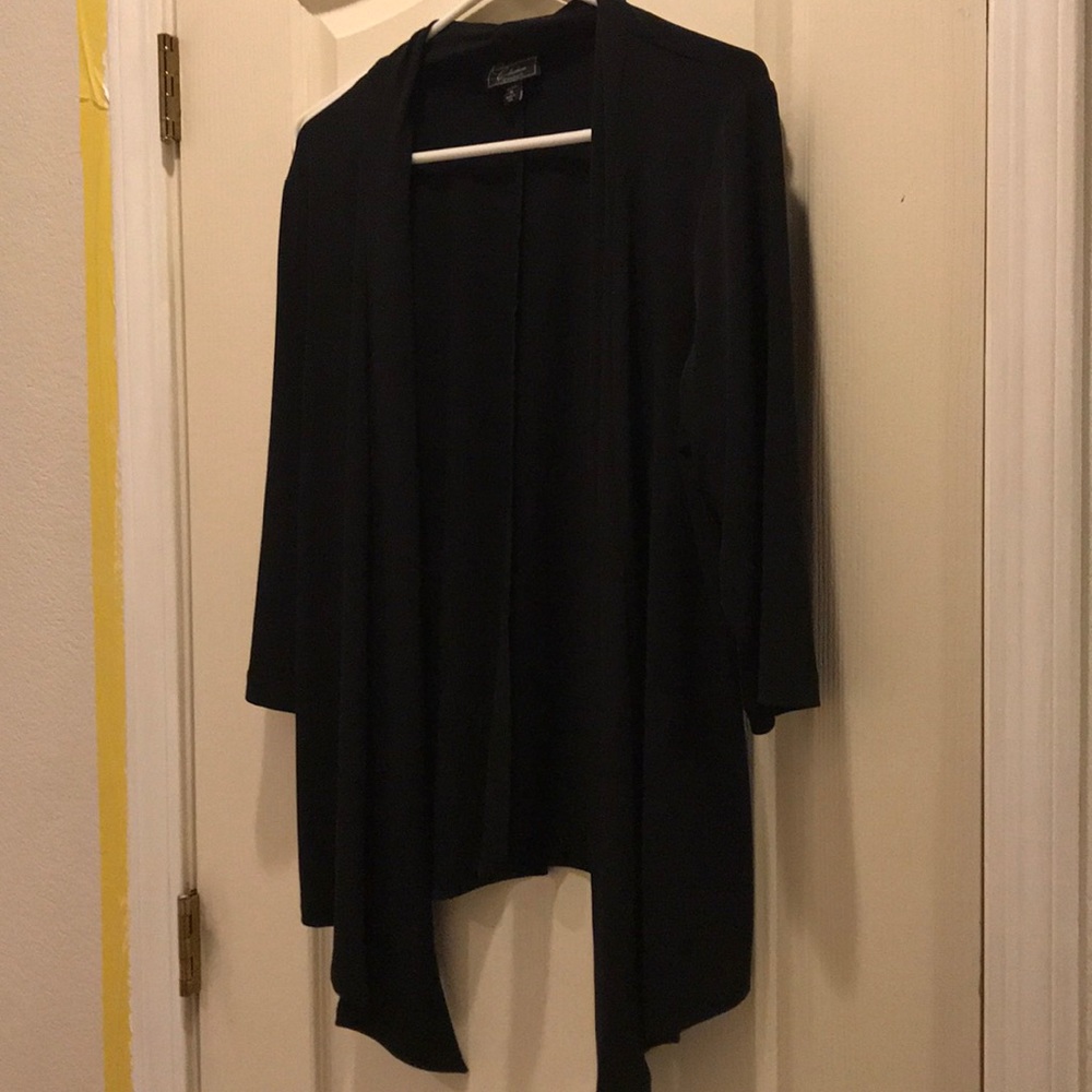 Black cardigan